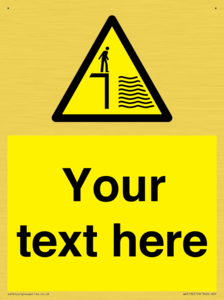 Custom Deep Water Sign